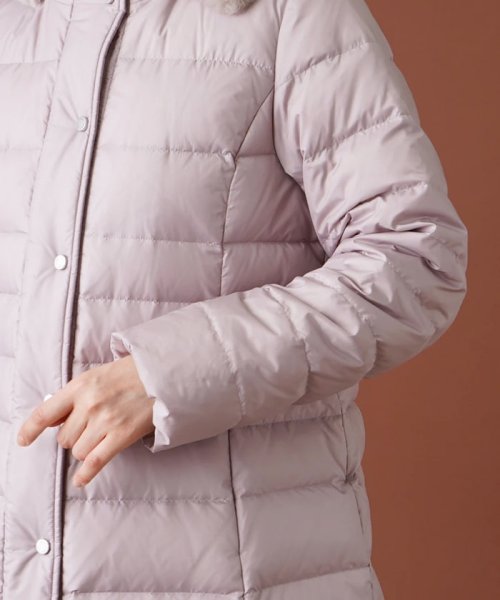 フーデッドダウンコート 