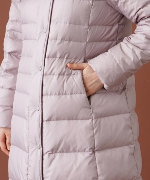 フーデッドダウンコート 