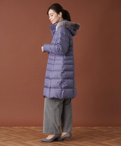 フーデッドダウンコート 