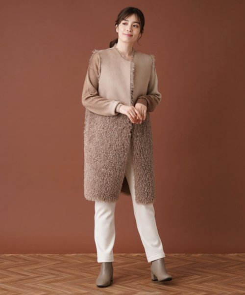 リバーシブル切替ロングジレ 