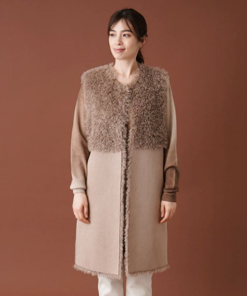 リバーシブル切替ロングジレ 