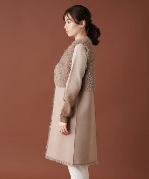 リバーシブル切替ロングジレ 