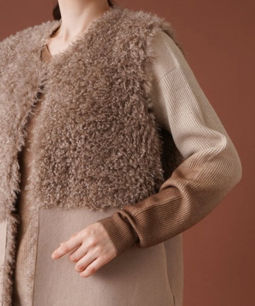 リバーシブル切替ロングジレ 