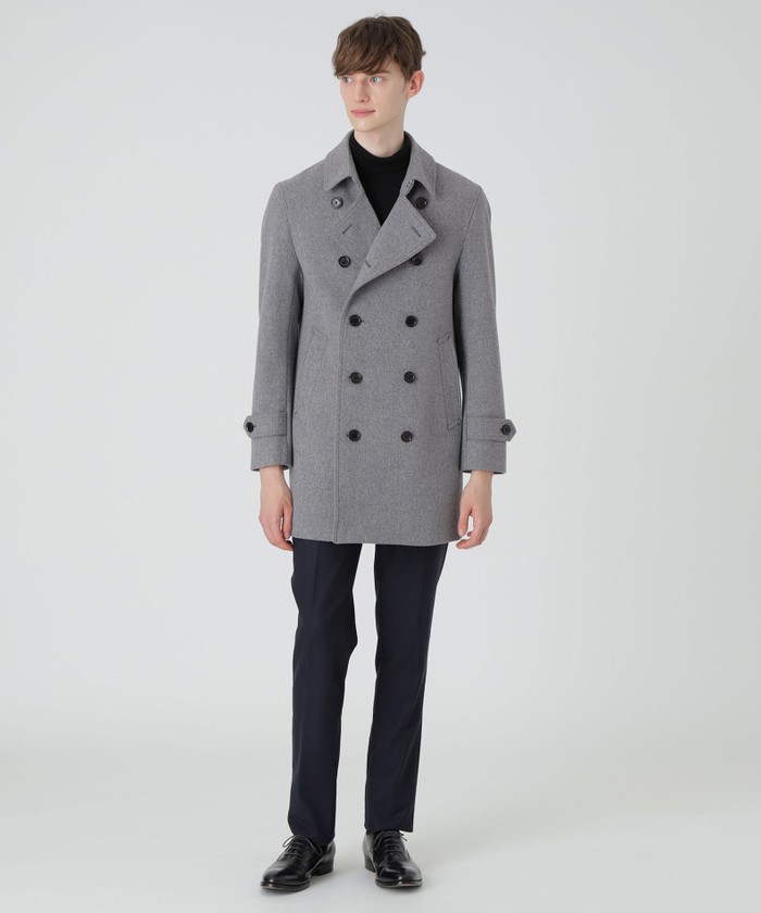 限定】メルトンショートトレンチコート(505738910)｜HANKYU MEN'S