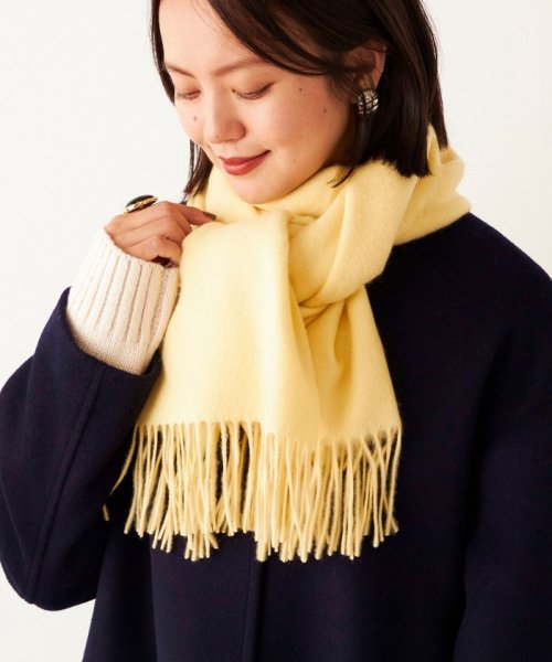 SHIPS Colors:カシミヤ ソリッド ストール SHIPS