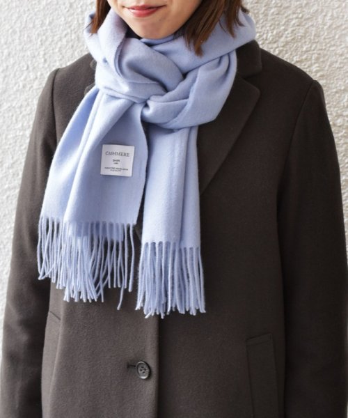 SHIPS Colors:カシミヤ ソリッド ストール SHIPS