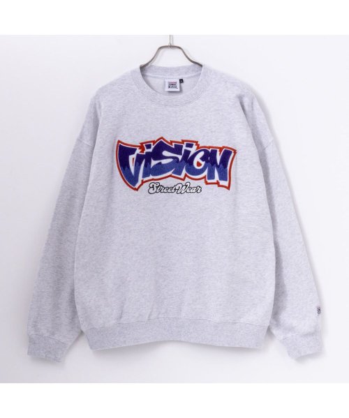 MAC HOUSE(men)(マックハウス（メンズ）)/VISION STREET WEAR ヴィジョンストリートウェア タギングサガラ刺繍トレーナー 3905049－EC/img01