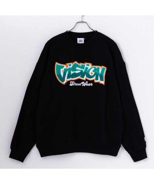 MAC HOUSE(men)(マックハウス（メンズ）)/VISION STREET WEAR ヴィジョンストリートウェア タギングサガラ刺繍トレーナー 3905049－EC/img02