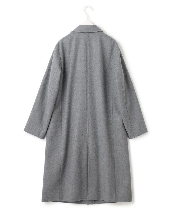 HILTON グレー チェスターコート ウール AOYAMA 【洋服の青山】秋冬用 グレー系 シングルチェスター