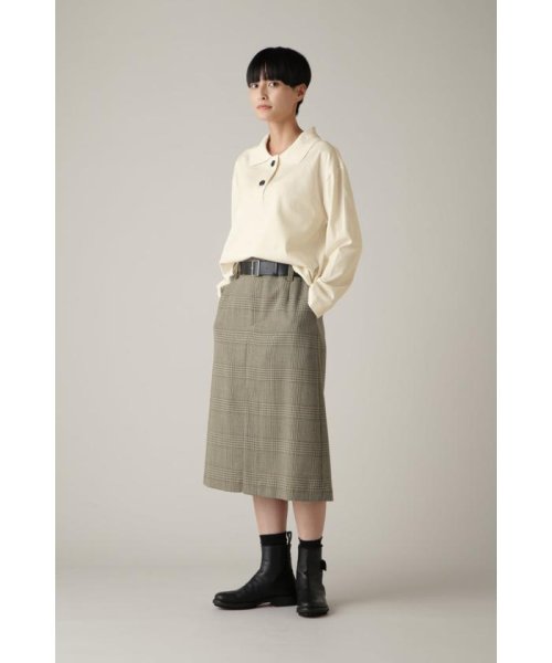 GLEN CHECK WOOL TWILL 