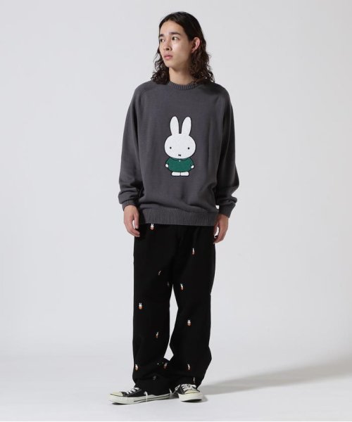 GARDEN(ガーデン)/POP TRADING COMPANY/Pop&Miffy Applique Knitted Crewneck/img01