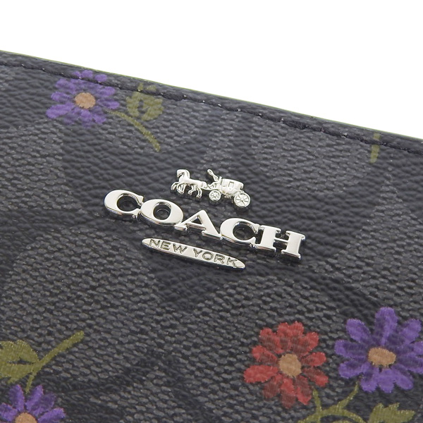 セール】COACH コーチ SNAP WALLET スナップ ウォレット フローラル