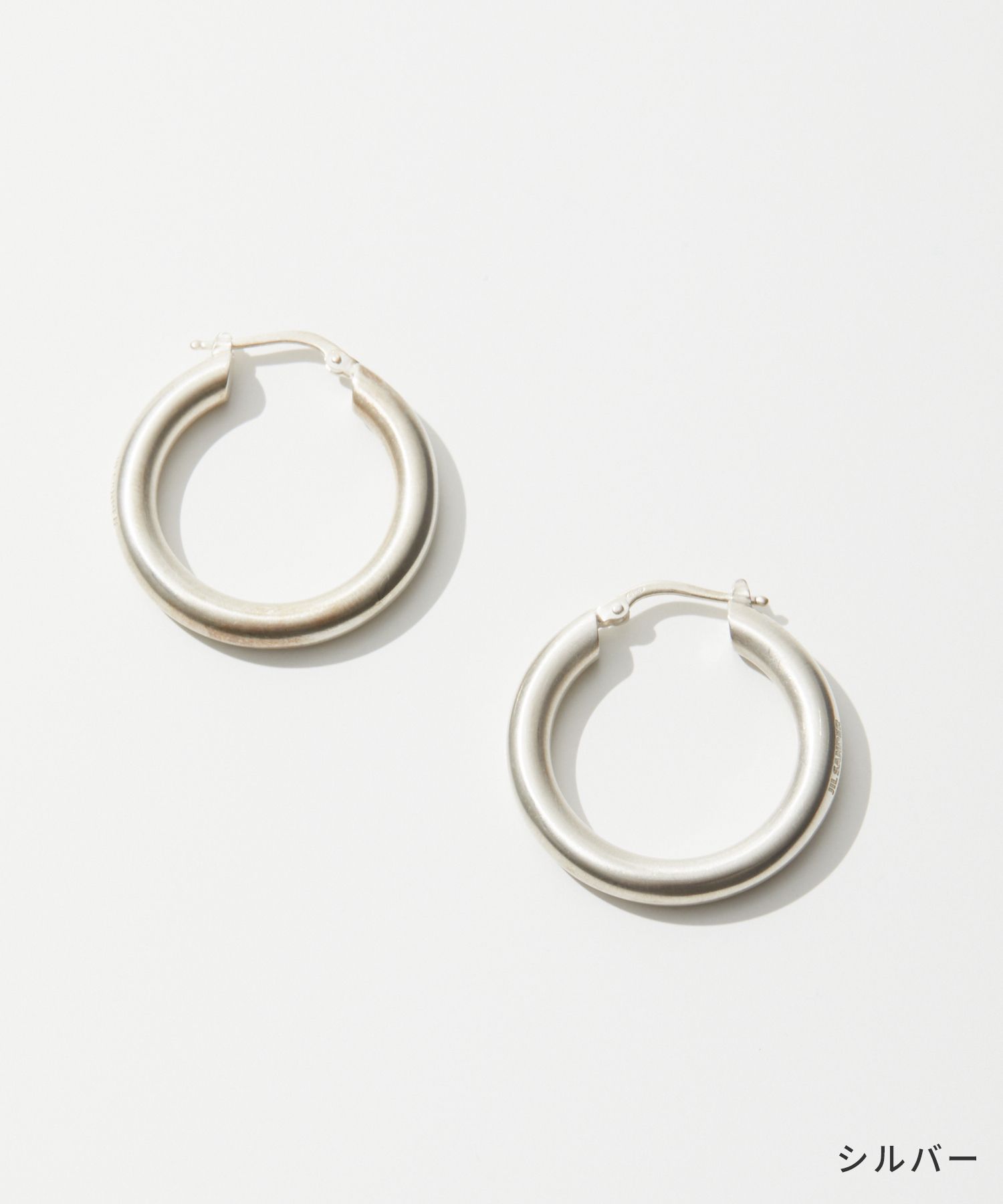 ジルサンダー JIL SANDER J11VG0001 J12002 ピアス レディース アクセサリー フープピアス イヤリング シルバー925  silver9