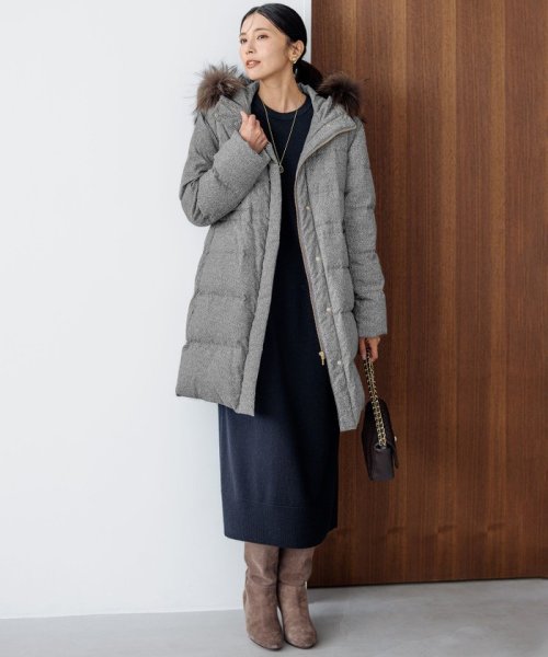 【滝沢眞規子さん着用】LIMONTA ダウン コート ダウン