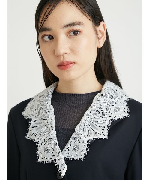 レースカラーシングルジャケット 予めご了承ください