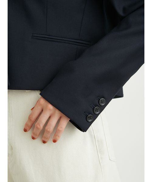 レースカラーシングルジャケット 予めご了承ください