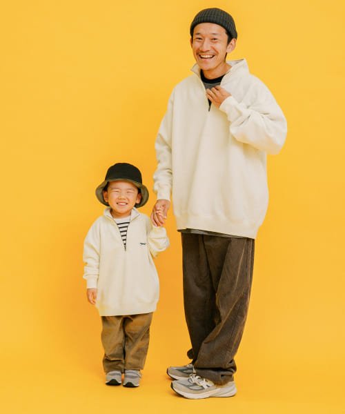 URBAN RESEARCH DOORS（Kids）(アーバンリサーチドアーズ（キッズ）)/『別注』『親子リンク』PENNEYS×DOORS　THE FOX裏毛ハーフジップ(KIDS)/img02