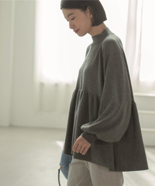 ハイネックギャザーペプラムニット【洗える】 人気・おすすめ｜使いやすい・旅行におすすめ 品質保証 全国発送 正規品・日本国内発送・安心保証付き