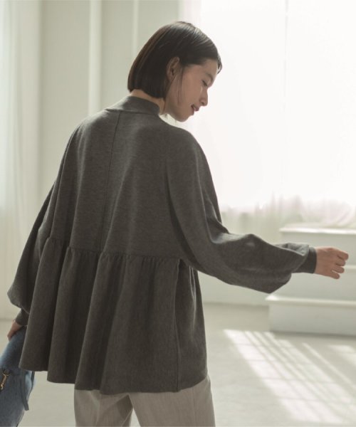 ハイネックギャザーペプラムニット【洗える】 人気・おすすめ｜使いやすい・旅行におすすめ 品質保証 全国発送 正規品・日本国内発送・安心保証付き