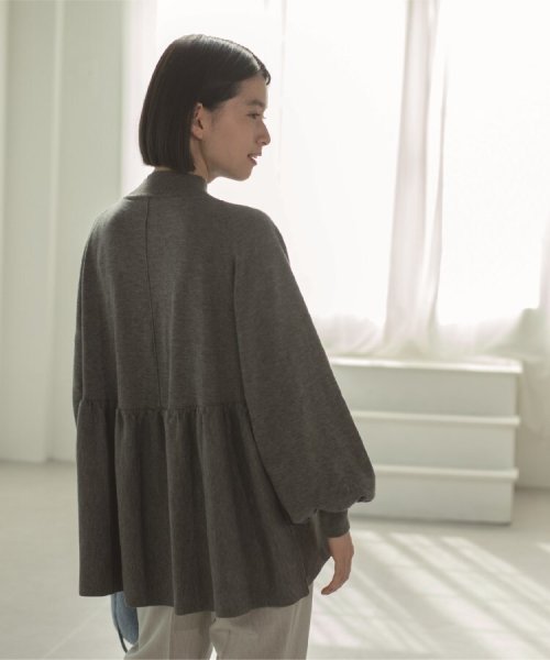 ハイネックギャザーペプラムニット【洗える】 人気・おすすめ｜使いやすい・旅行におすすめ 品質保証 全国発送 正規品・日本国内発送・安心保証付き