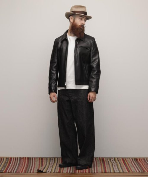 Schott(ショット)/103US TRUCKER JACKET/レザートラッカー ジャケット/img12