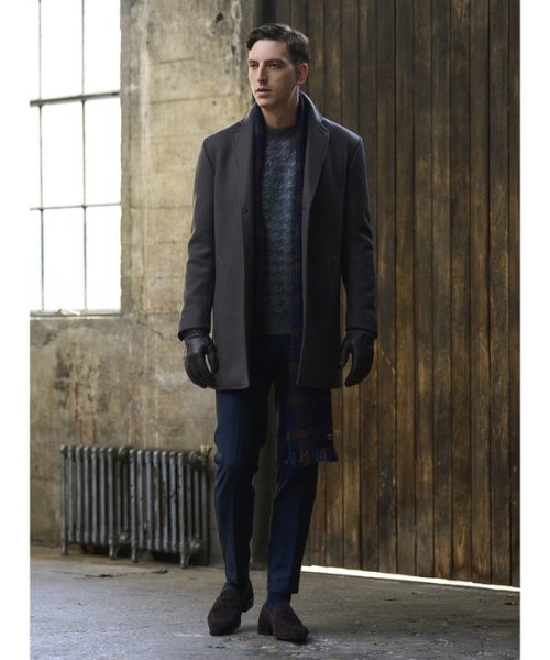 リアルレザースウェードコインローファー 5cm