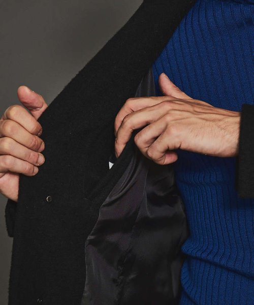 【23A/W】ピークドラペル チェスターコート モデル：H182 B89 W73 H90