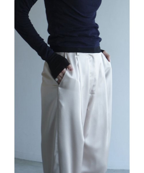 CLANE(クラネ)/SATIN SLACKS PANTS/img15