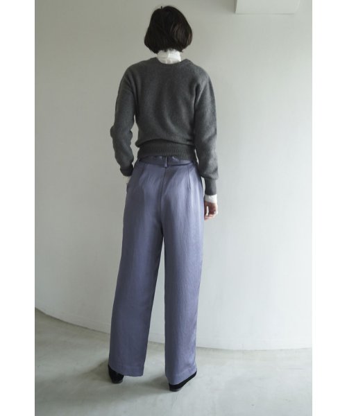 CLANE(クラネ)/SATIN SLACKS PANTS/img18