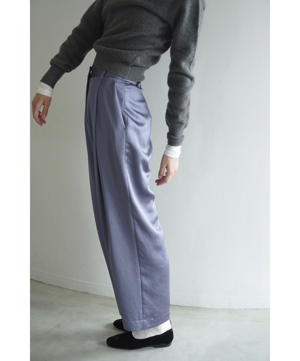 SATIN SLACKS PANTS(505728259) | クラネ(CLANE) - MAGASEEK