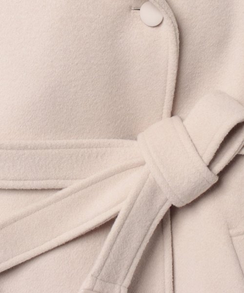 スプリットラグランロングコート 