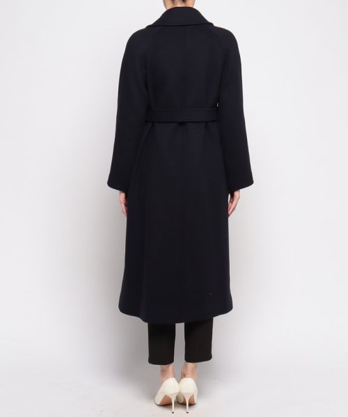 スプリットラグランロングコート 