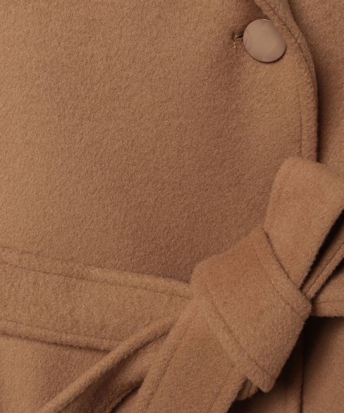 スプリットラグランロングコート 