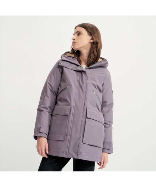 ゴアテックス インサレーションフーデッドロングジャケット 