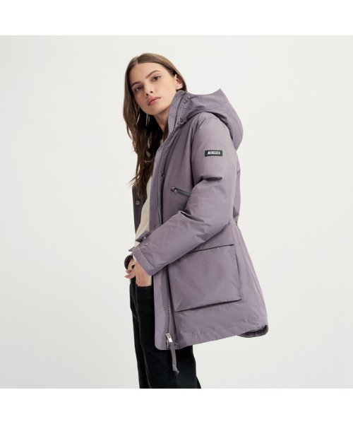 ゴアテックス インサレーションフーデッドロングジャケット 