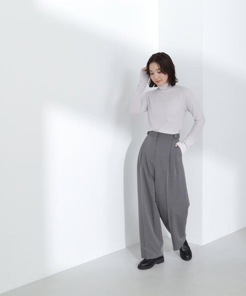 NATURAL BEAUTY BASIC(ナチュラルビューティーベーシック)/シアーテレコカットソー　24SS/img02