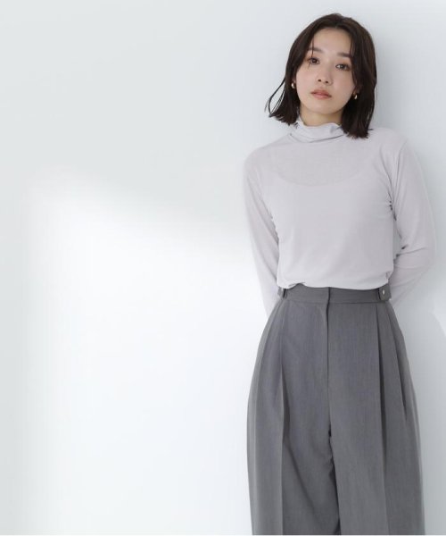 NATURAL BEAUTY BASIC(ナチュラルビューティーベーシック)/シアーテレコカットソー　24SS/img03