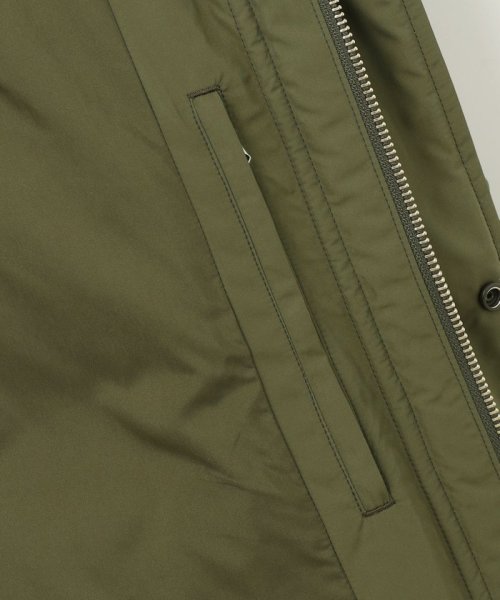 【ビジネス対応可】ベーシックタフタ ダウンコート / デタッチャブルフード 