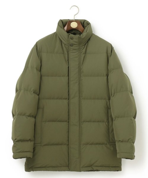 【ビジネス対応可】ベーシックタフタ ダウンコート / デタッチャブルフード 
