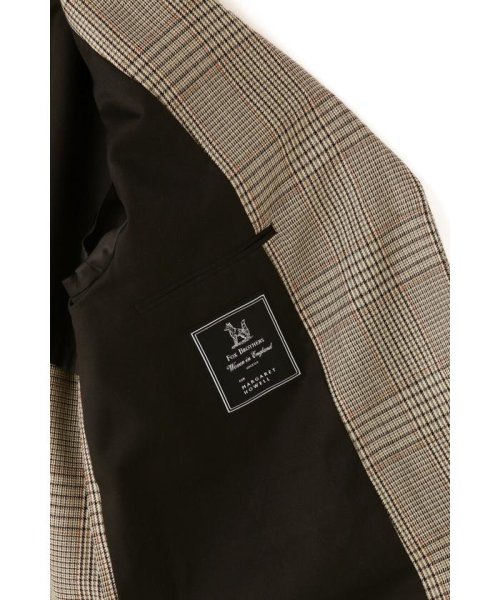 GLEN CHECK WOOL TWILL 