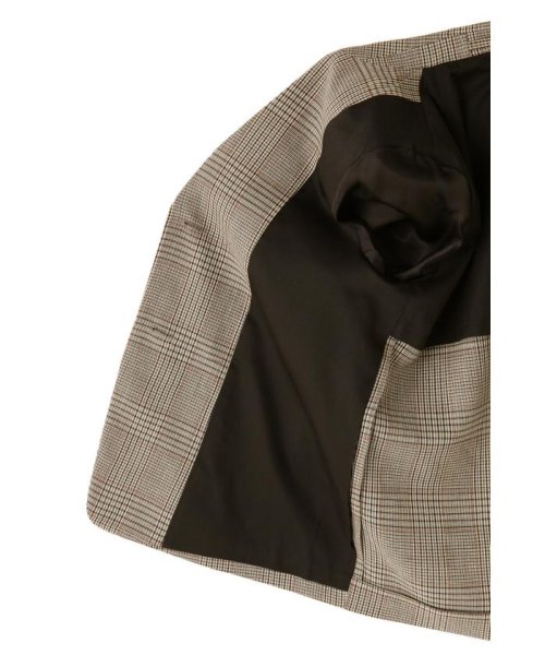 GLEN CHECK WOOL TWILL 