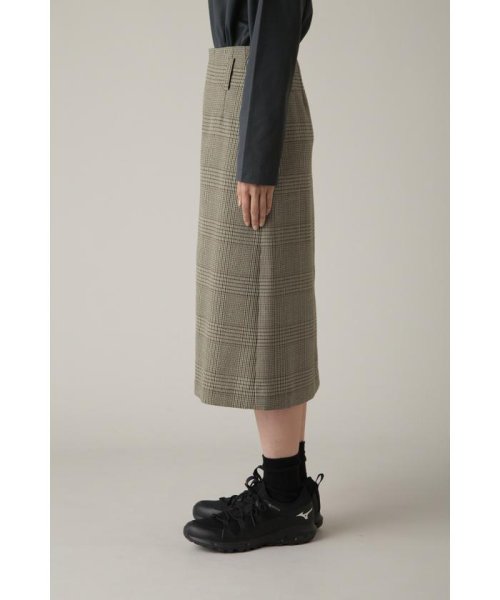 GLEN CHECK WOOL TWILL 