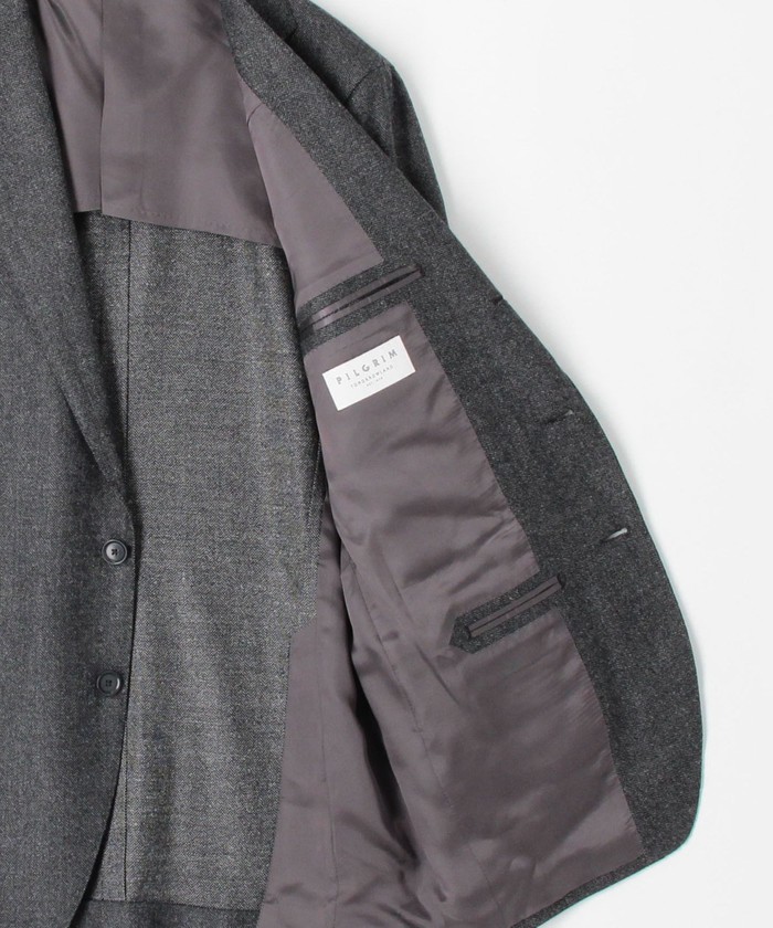 トゥモローランド ピルグリム ノーカラージャケット ウール