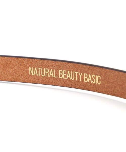 NATURAL BEAUTY BASIC(ナチュラルビューティーベーシック)/シンプルバックルベルト/img04