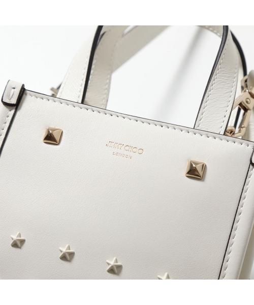 セール】Jimmy Choo ショルダーバッグ MINI N/S TOTE AOR スタッズ