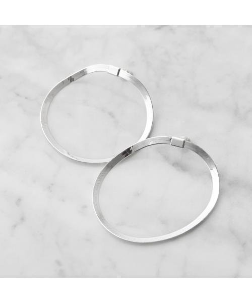 Saskia Diez(サスキアディッツ)/Saskia Diez ピアス FLUID EARRINGS OVAL フープ/img02