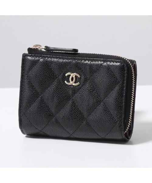 CHANEL(シャネル)/CHANEL 三つ折り財布 AP3177 B10583 マトラッセ キャビア/img01