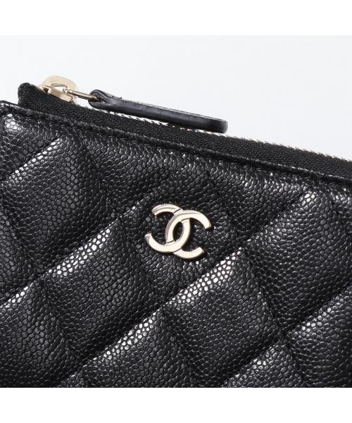 CHANEL(シャネル)/CHANEL 三つ折り財布 AP3177 B10583 マトラッセ キャビア/img08