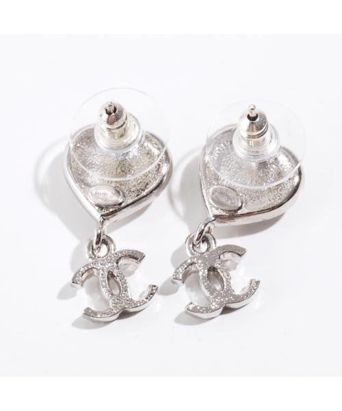 CHANEL ピアス ABB634 B14143 ハート パール ラインストーン CHANEL ピアス ABB634 B14143 ハート