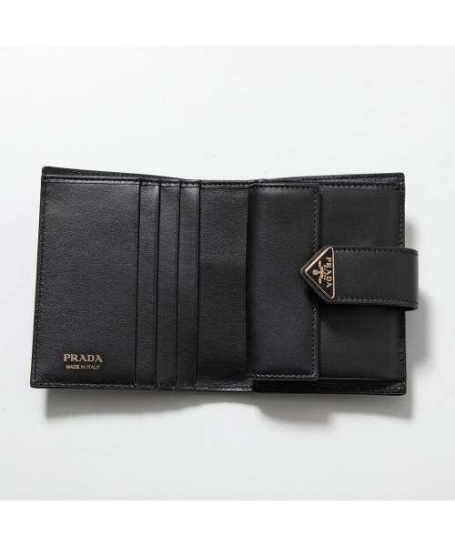 PRADA 二つ折り財布 1MV204 2DYG サフィアーノレザー